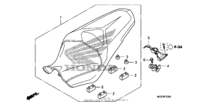 VFR1200F (DCT) Сиденье
