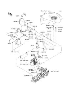 ZX1000 Испарительная система топлива
