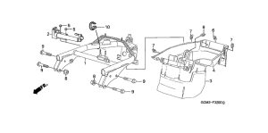 SZX50 Заднее крыло