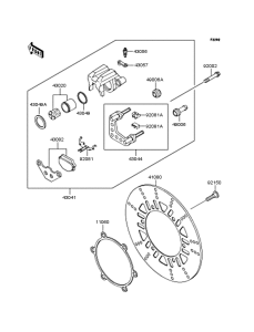 EL250 Передний тормоз