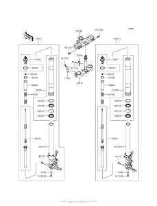 ZX1400 Front Fork (Fffa)