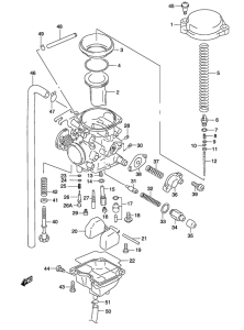 GZ250 Carburetor assy