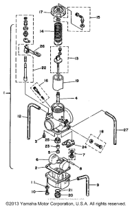 WR500ZD Карбюратор