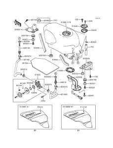 ZX600 Tank fuel