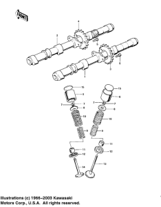 KZ1000 Camshafts / valves