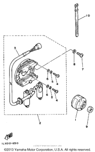 YZ125S Генератор