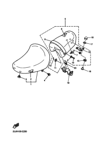 XV250 XV250V Пружина
