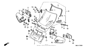 ST1100 Ветровое стекло