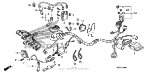 VT750CA Жгут проводов