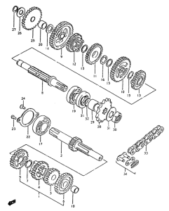ZR50 Трансмиссия