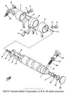 RD125B Переключение скоростей