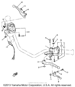 SR500G Handle switch - lever