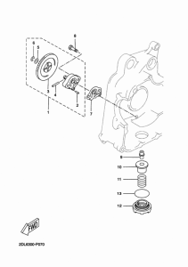 YP250R Масляный насос