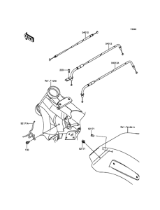 VN1700 Тросы управления