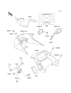 EX250 Обтекатели