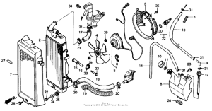 VT700C Радиатор