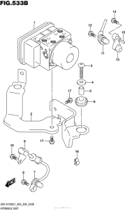 GSX-S1000 (ABS) Hydraulic Unit (Gsx-S1000Al7 E28)