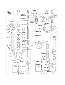 KX125 Front fork(1 / 2)