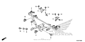 GL1800 (ABS) Кронштейн крепления 