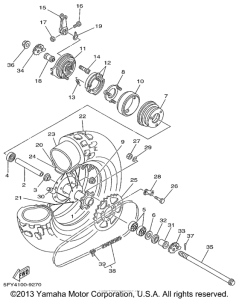 TW200L Переднее колесо