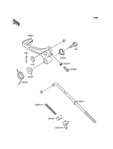 KX60 Педаль тормоза