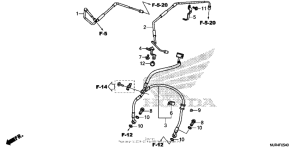 GL1800C Тормозные шланги передние