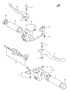 VS1400 Рулевой переключатель