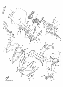 FJR1300A カウリング 1