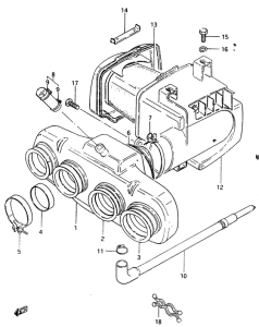 GSX400 Воздухоочиститель