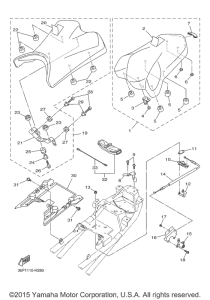 FZ6RGCB Сиденье