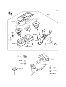 KDX125 Приборы