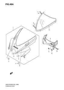 GSX-R750 Cowling body