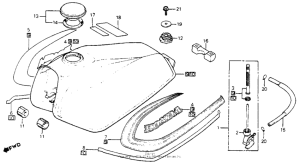 XL80S Fuel tank 80-81