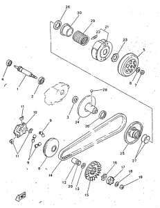 YN50R Сцепление