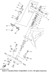 XVS650 Управление