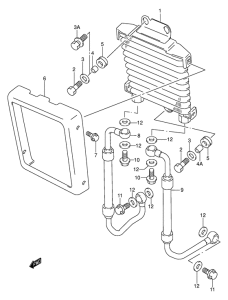 VL1500 Масляный радиатор