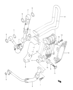 DR350 Масляный радиатор