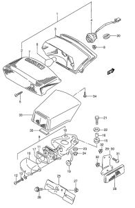 GSX600 Задний фонарь