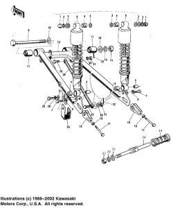  Swing arm / shock absorbers