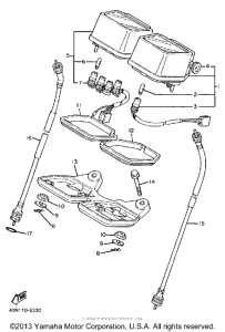 XT600W Приборы