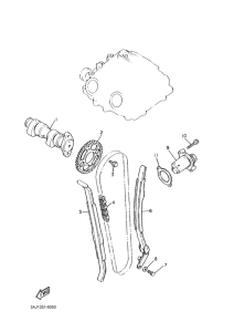 TT600RE Camshaft & chain