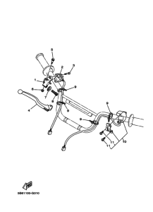 TTR110E Interruptor  manillar&palanc