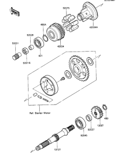 ZX600 Промежуточный вал