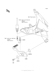  Педаль тормоза