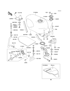 ZX600 Fuel tank(1 / 2)