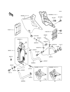 KDX125 Radiator(1 / 2)