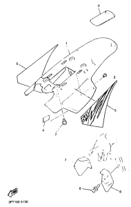 PW50 Side cover  /  oil tank