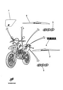 TT600RE Графический и фирменный знак