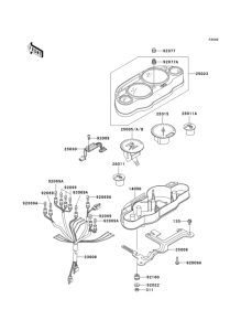 ZX600 Приборы