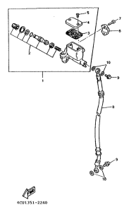 YE80 Главный тормозной цилиндр